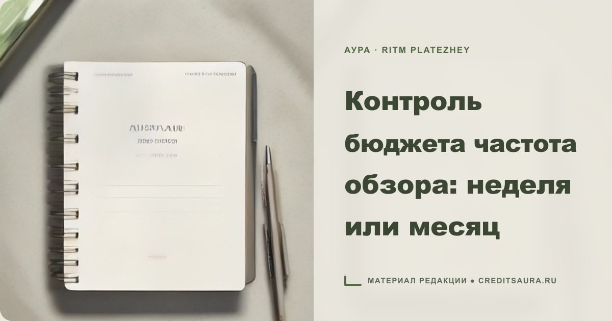 Иллюстрация к статье «Контроль бюджета частота обзора: неделя или месяц»