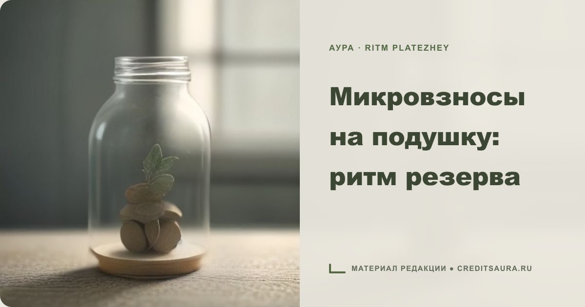 Иллюстрация к статье «Микровзносы на подушку: ритм резерва»