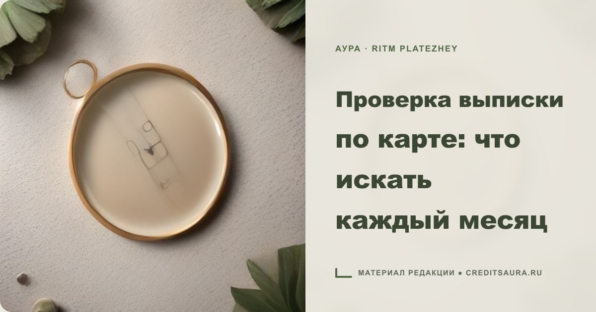 Иллюстрация к статье «Проверка выписки по карте: что искать каждый месяц»