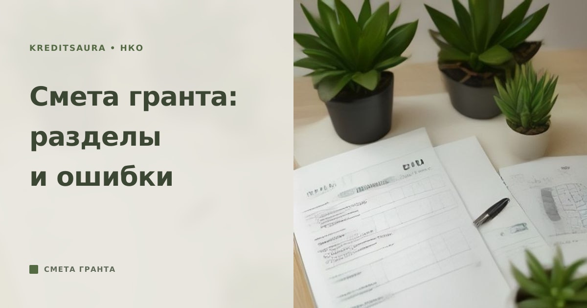 Иллюстрация к статье «Смета гранта для некоммерческой организации: разделы и типичные ошибки»